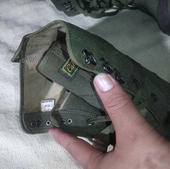 Cabela’s Army Green Canvas Fishing Boots Green Boots - Picture 11 of 14